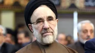 اولین تصاویر از سیدمحمد خاتمی با عصا