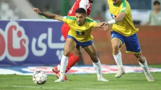 ویدیو| گل اول صنعت نفت به پرسپولیس/ برخورد توپ به دست دیده نشد!