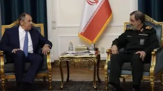 تصویر دیدار لاوروف با سرلشکر محسن رضایی