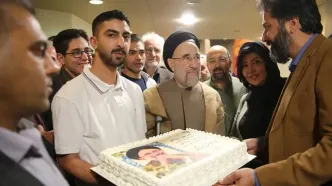 کیک تولد سیدمحمد خاتمی + عکس